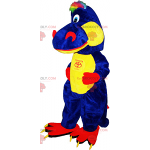 Mascota dinosaurio bicolor - Redbrokoly.com