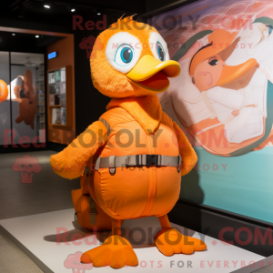Orange Gosling mascot...