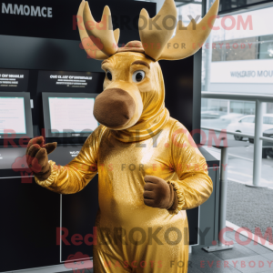 Maskottchenkostüm Goldener...