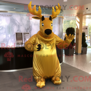 Máscara Gold Moose com...