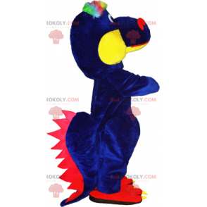 Mascote dinossauro bicolor - Redbrokoly.com