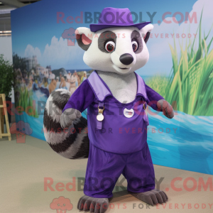 Disfraz de mascota Purple...