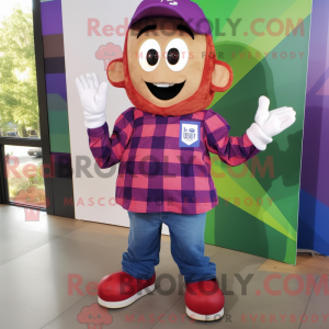 Postava maskota Purple...