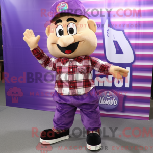 Postava maskota Purple...