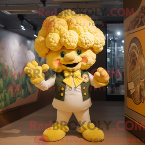 Gold Cauliflower mascot...