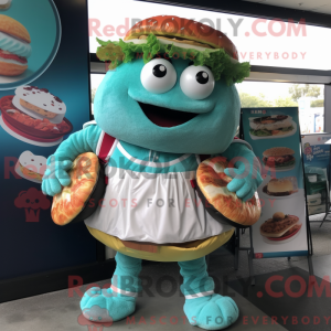 Disfraz de mascota Teal...