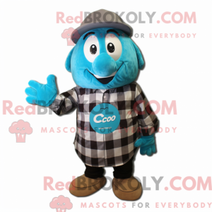 Maskotdraktfigur Cyan...