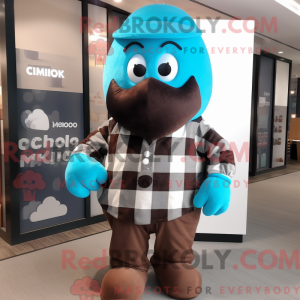 Cyan Chocolates Maskottchen...