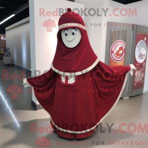 Maroon Gyro-mascottekostuum...