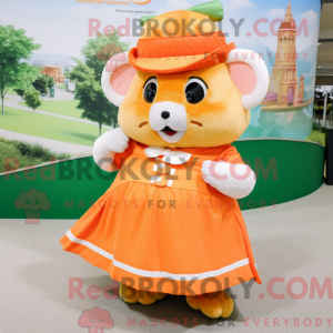 Orange Hamster mascot...
