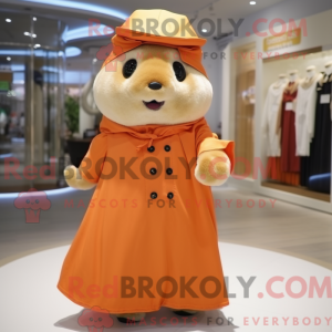 Orange hamster maskot...