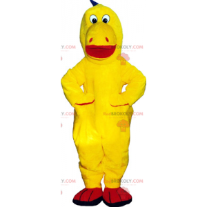 Yellow dinosaur mascot - Redbrokoly.com