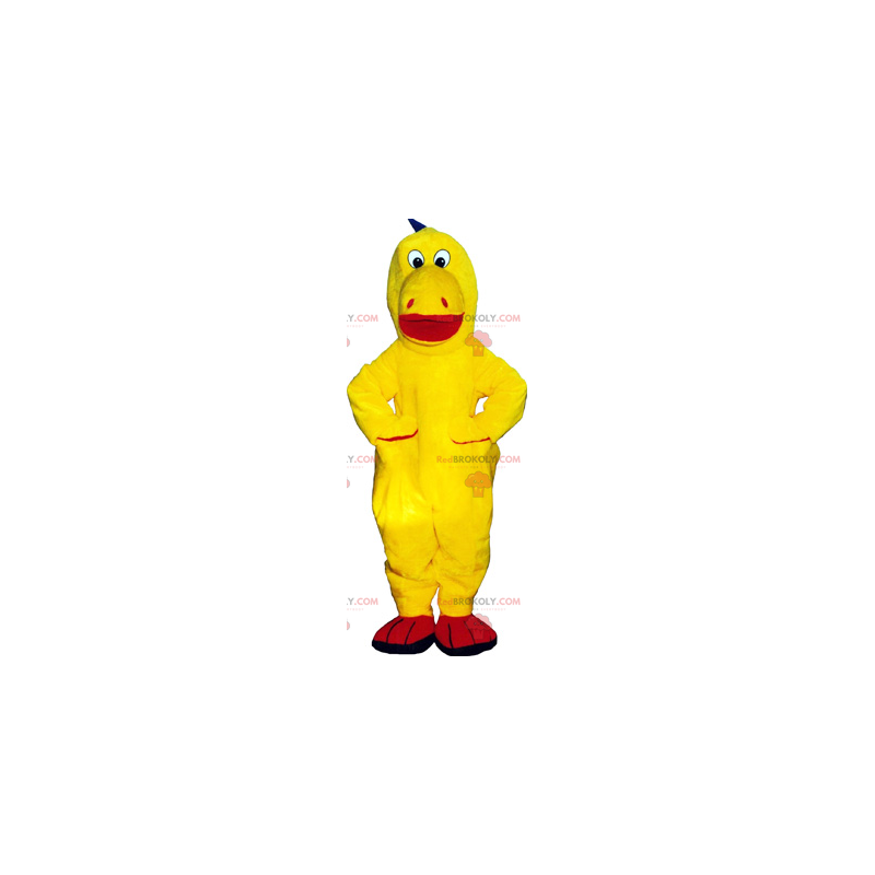 Žlutý maskot dinosaura - Redbrokoly.com