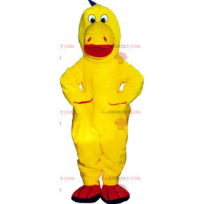 Gelbes Dinosaurier-Maskottchen - Redbrokoly.com