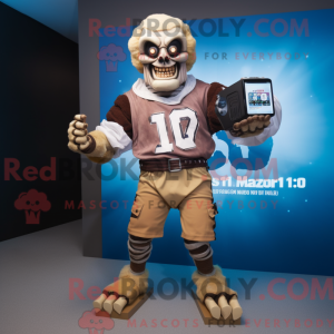 Tan Undead mascot costume...