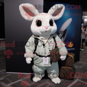 Hvid Chinchilla maskot...