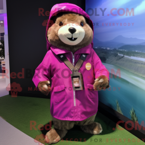 Costume mascotte de Loutre...