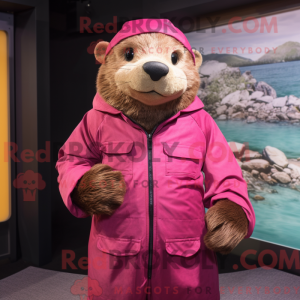Costume mascotte de Loutre...
