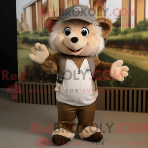 Brown Hedgehog mascot...
