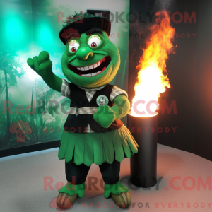 Máscara de Green Fire Eater...