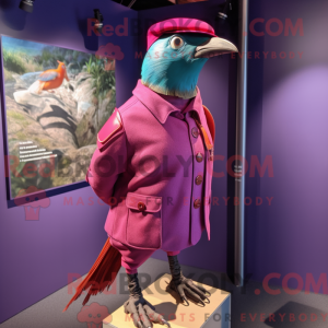 Disfraz de mascota Magenta...