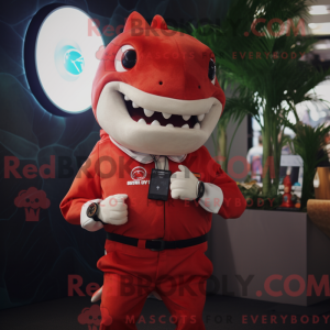 Maskotka Red Shark...