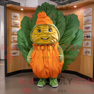 Orange Cabbage Leaf...