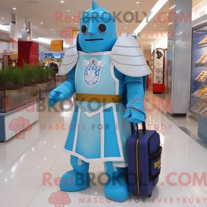 Sky Blue Medieval Knight...