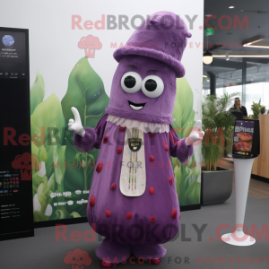 Purple Celery mascot...