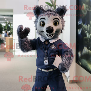 Navy Hyene maskot kostyme...