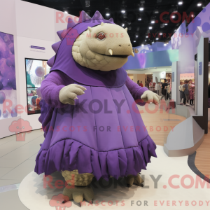 Lilla Glyptodon maskot...