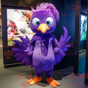 Lilla Fasan Maskot Kostyme...