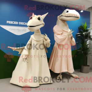 Krem Pterodaktyl maskot...