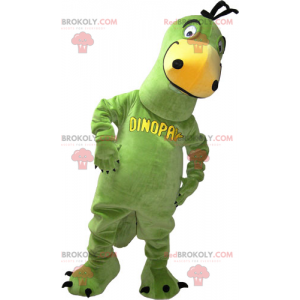 Grønn dinosaur maskot - Redbrokoly.com