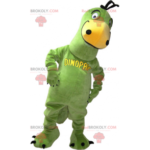 Mascote dinossauro verde - Redbrokoly.com