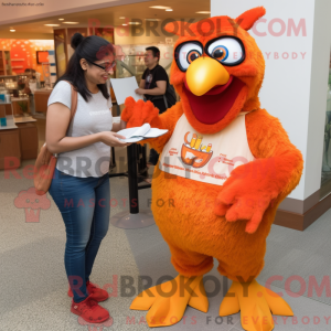 Mascotte de poulet tandoori...