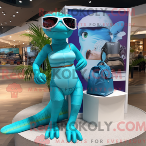 Cyan Lizard...