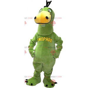 Green dinosaur mascot - Redbrokoly.com