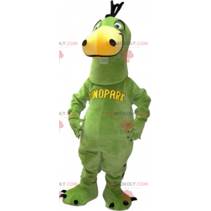 Zelený dinosaurus maskot - Redbrokoly.com