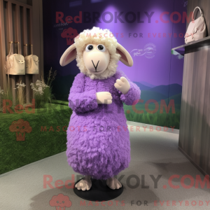 Lavendel Merino Sau maskot...