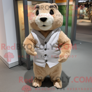 Costume mascotte de Marmot...