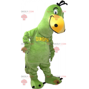 Mascotte de dinosaure vert - Redbrokoly.com
