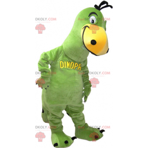 Zelený dinosaurus maskot - Redbrokoly.com