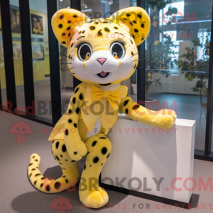 Citrongul Leopard maskot...