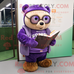 Purple Dim Sum mascot...