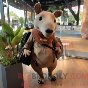 Rust Tapir-mascottekostuum...