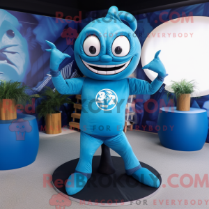 Cyan Contortionist maskot...