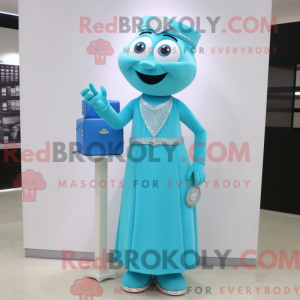 Cyan Engagement Ring mascot...