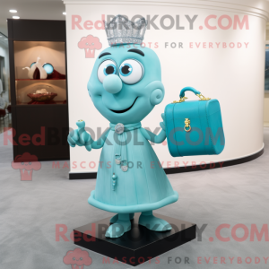 Cyan Engagement Ring mascot...