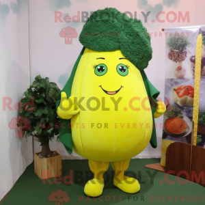 Citrongul Broccoli maskot...
